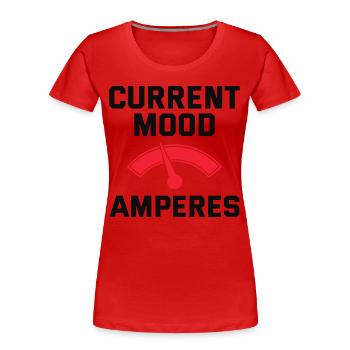 Elektriker Humor Elektrotechniker Ingenieur - Frauen Premium Bio T-Shirt - Rot - Vorne - Mia (176cm)