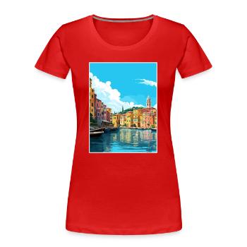 Palau Italien Vintage Reiseposter WPA Souvenir - Frauen Premium Bio T-Shirt - Rot - Vorne - Mia (176cm)