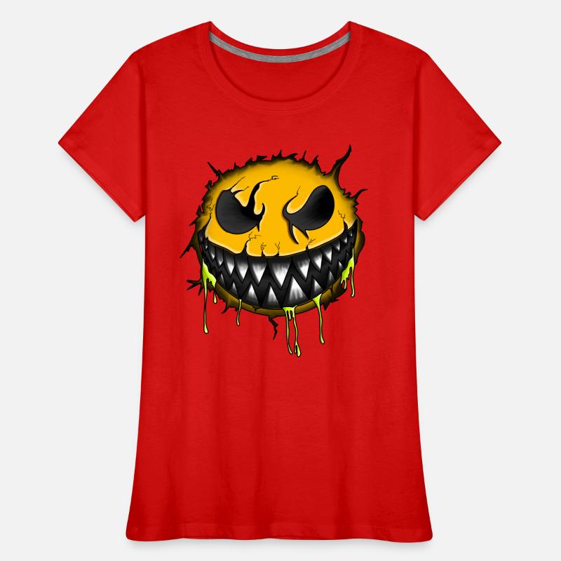 Keep smiling Frauen Premium Bio T-Shirt