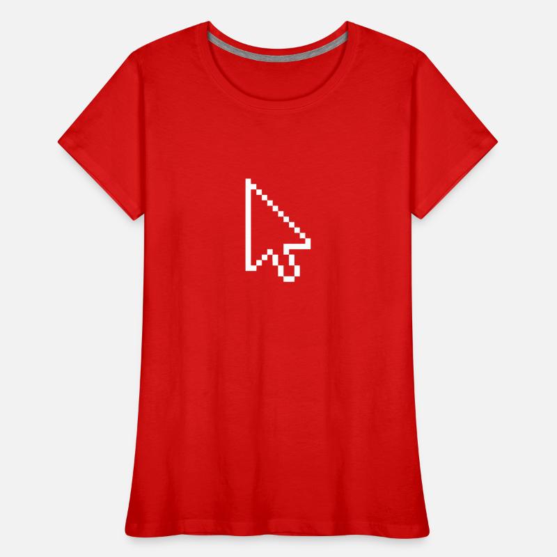 Mouse Cursor Geschenk Geschenkidee Frauen Premium Bio T-Shirt