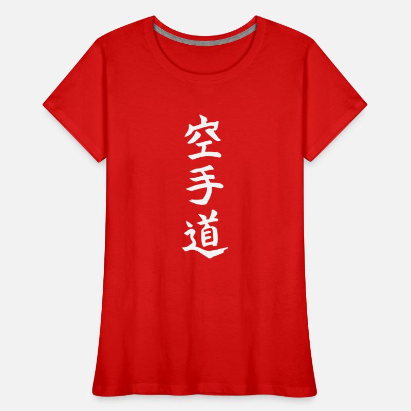 karatedo japonais T-shirt bio Premium Femme