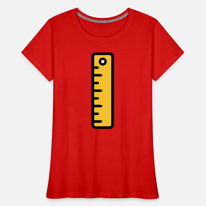 Scale Ruler Tool Office Women's Premium Organic T-Shirt