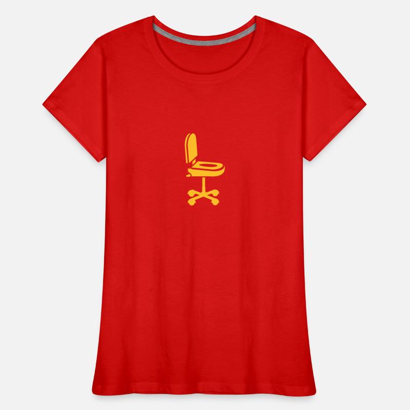 Nerd chaise de bureau de commodité / convinience T-shirt bio Premium Femme