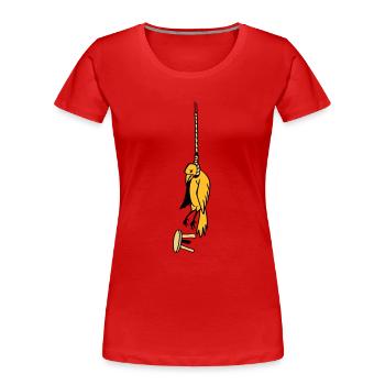 Toter Vogel - Frauen Premium Bio T-Shirt - Rot - Vorne - Mia (176cm)