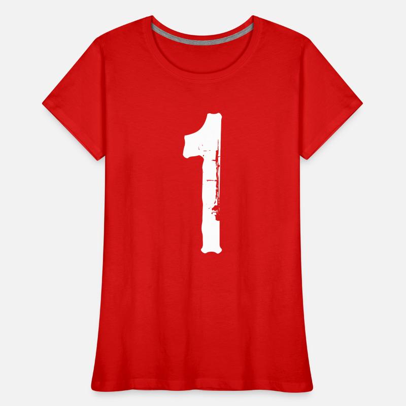 Nummer 1! Frauen Premium Bio T-Shirt