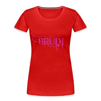 Certified Brudi - Women's Premium Organic T-Shirt - red - Front - Mia (176cm)