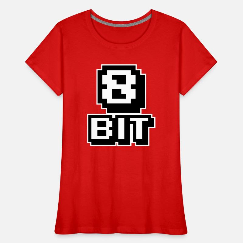 8-bit computers Women's Premium Organic T-Shirt