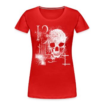 13 - Frauen Premium Bio T-Shirt - Rot - Vorne - Mia (176cm)