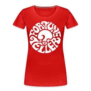 FORTUNE TELLER sixties Wahrsager*in psychedelic 60 - Frauen Premium Bio T-Shirt - Rot - Vorne - Mia (176cm)