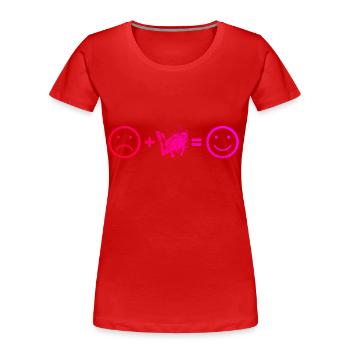 Scuba Diver Free Dive Scuba Diving Scuba Diver - Women's Premium Organic T-Shirt - red - Front - Mia (176cm)