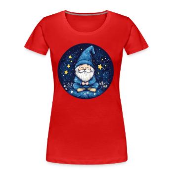 Traumhafter Sternenzwerg - Frauen Premium Bio T-Shirt - Rot - Vorne - Mia (176cm)