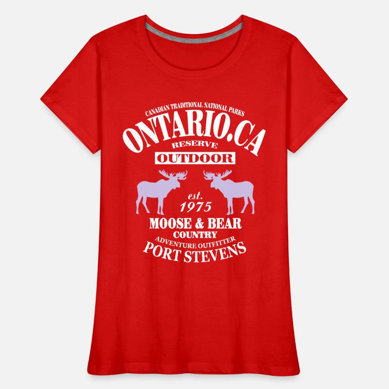 le Canada - élan T-shirt bio Premium Femme