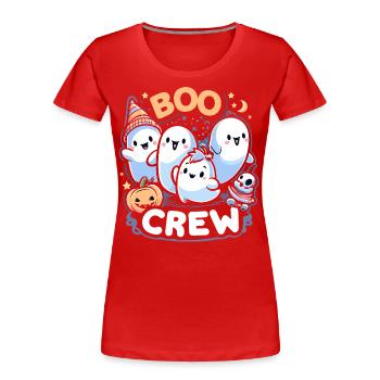 Buh-Crew - Frauen Premium Bio T-Shirt - Rot - Vorne - Mia (176cm)
