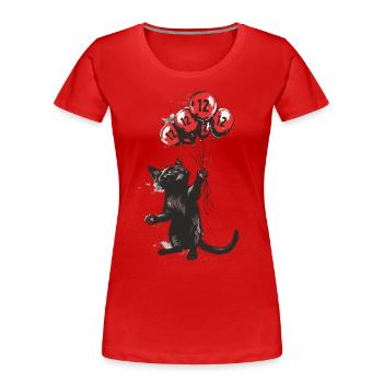 12 Jahre Geschenk 12. Geburtstag Katze - Frauen Premium Bio T-Shirt - Rot - Vorne - Mia (176cm)