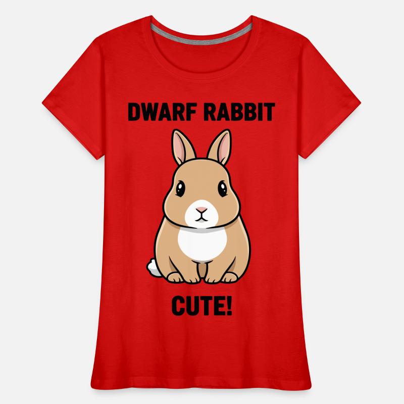 Dwarf Rabbit Dwarf Cute Rabbit Fetish Women's Premium Organic T-Shirt