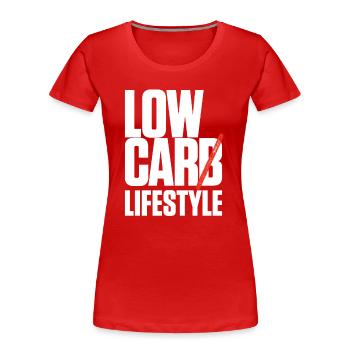 Réglage automatique du style de vie de la voiture - T-shirt bio Premium Femme - rouge - Devant - Mia (176cm)