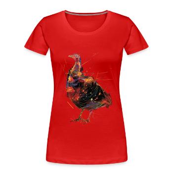 Turquie - T-shirt bio Premium Femme - rouge - Devant - Mia (176cm)