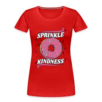Streusel Freundlichkeit Donut-Maker Glasierter Liebhaber - Frauen Premium Bio T-Shirt - Rot - Vorne - Mia (176cm)