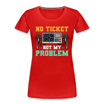 Netzwerkadministrator Systemadministrator Netzwerk - Frauen Premium Bio T-Shirt - Rot - Vorne - Mia (176cm)