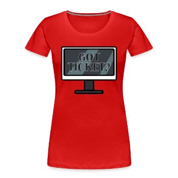 Netzwerkadministrator Systemadministrator Netzwerk - Frauen Premium Bio T-Shirt - Rot - Vorne - Mia (176cm)