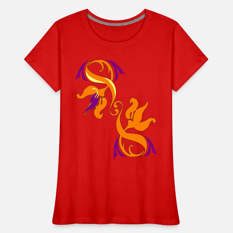 Cooles Muster Frauen Premium Bio T-Shirt