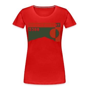 Kleiner Gilfert Rastkogel Tour Wanderung Skitour - Frauen Premium Bio T-Shirt - Rot - Vorne - Mia (176cm)