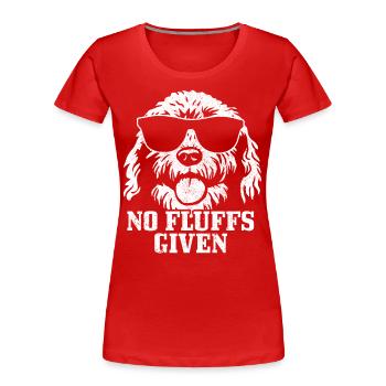 Goldendoodle Chien Le Dood Cadeau - T-shirt bio Premium Femme - rouge - Devant - Mia (176cm)