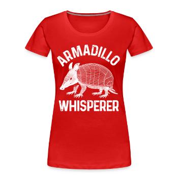 Tatou - T-shirt bio Premium Femme - rouge - Devant - Mia (176cm)