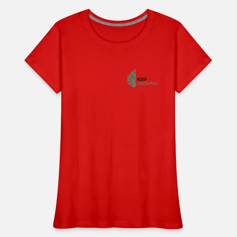 Monstera - Keep Growing Women's Premium Organic T-Shirt