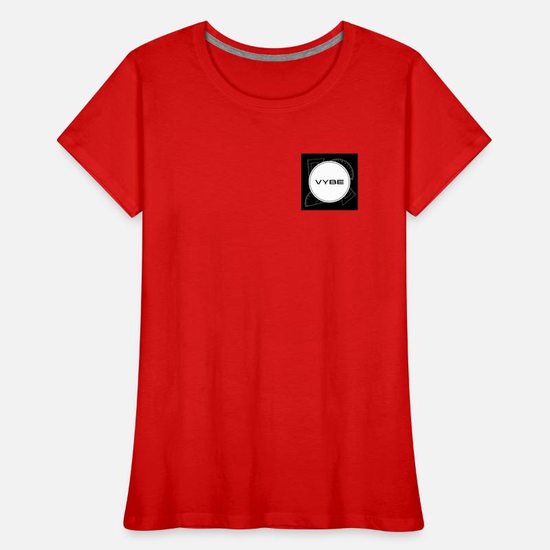 Tech-inspired VYBE graphic design Women's Premium Organic T-Shirt