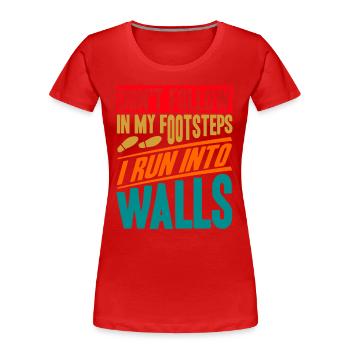 Sarkastisch Schwarzer Humor Ironie Geschenk - Frauen Premium Bio T-Shirt - Rot - Vorne - Mia (176cm)
