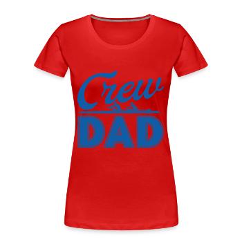 Mannschaft Rudern Mannschaft Ruderer Rudermannscha - Frauen Premium Bio T-Shirt - Rot - Vorne - Mia (176cm)