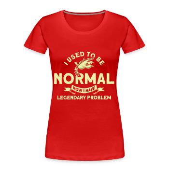 Cryptozoologie Kryptoide Monster Nerd Cadeau - T-shirt bio Premium Femme - rouge - Devant - Mia (176cm)