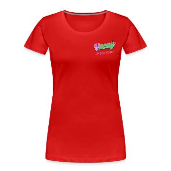 Vacay Solare Club N.D 82 - T-shirt bio Premium Femme - rouge - Devant - Mia (176cm)