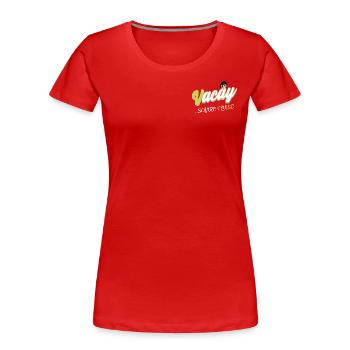 Vacay Solare Club N.D 82 - T-shirt bio Premium Femme - rouge - Devant - Mia (176cm)