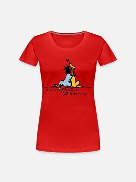 toujours amis - T-shirt bio Premium Femme - rouge