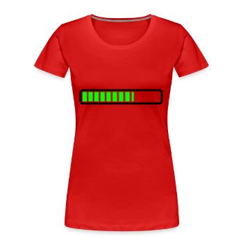 download_2 - Women's Premium Organic T-Shirt - red - Front - Mia (176cm)