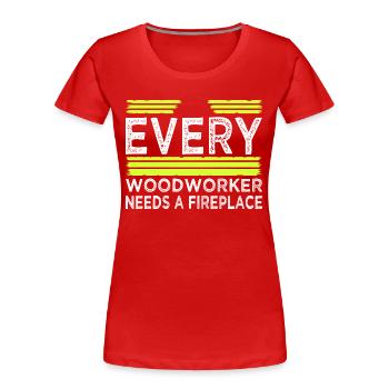 cabinetmaker tools cutter forestry - Frauen Premium Bio T-Shirt - Rot - Vorne - Mia (176cm)
