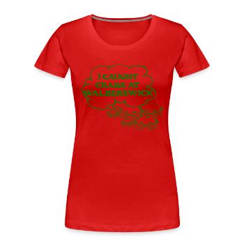 Walberswick Fierté - T-shirt bio Premium Femme - rouge - Devant - Mia (176cm)