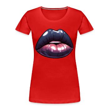 Black Lips - Dark Mystery - Women's Premium Organic T-Shirt - red - Front - Mia (176cm)