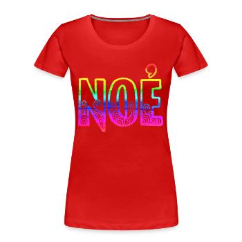 noe rs rainbow - Women's Premium Organic T-Shirt - red - Front - Mia (176cm)