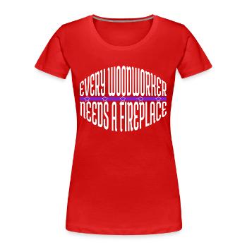 Gift Idea Tree Feller Sabrina Carpenter Tshirts - Women's Premium Organic T-Shirt - red - Front - Mia (176cm)