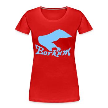 Bokum Tattoo - Frauen Premium Bio T-Shirt - Rot - Vorne - Mia (176cm)