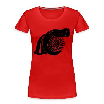 Turbo 2016 - Frauen Premium Bio T-Shirt - Rot - Vorne - Mia (176cm)