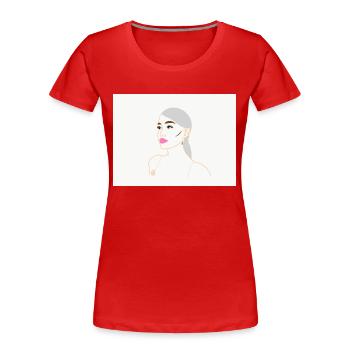 Ariana Grande Süßstoff - Frauen Premium Bio T-Shirt - Rot - Vorne - Mia (176cm)