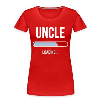 Uncle Loading - Frauen Premium Bio T-Shirt - Rot - Vorne - Mia (176cm)
