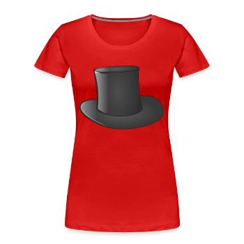 Wizard Wizard Sorcerer Magic Magic Witch Magic - Women's Premium Organic T-Shirt - red - Front - Mia (176cm)