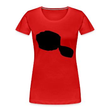 tahiti map - T-shirt bio Premium Femme - rouge - Devant - Mia (176cm)