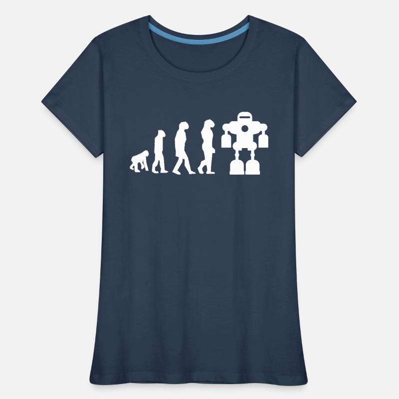 robot evolution Women's Premium Organic T-Shirt