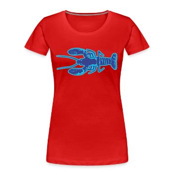 Hummer - Frauen Premium Bio T-Shirt - Rot - Vorne - Mia (176cm)